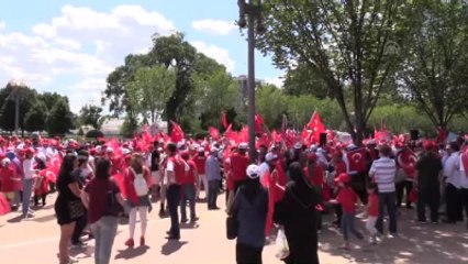 Beyaz Saray Önünde "Darbeye Karşı Demokrasi" Mitingi