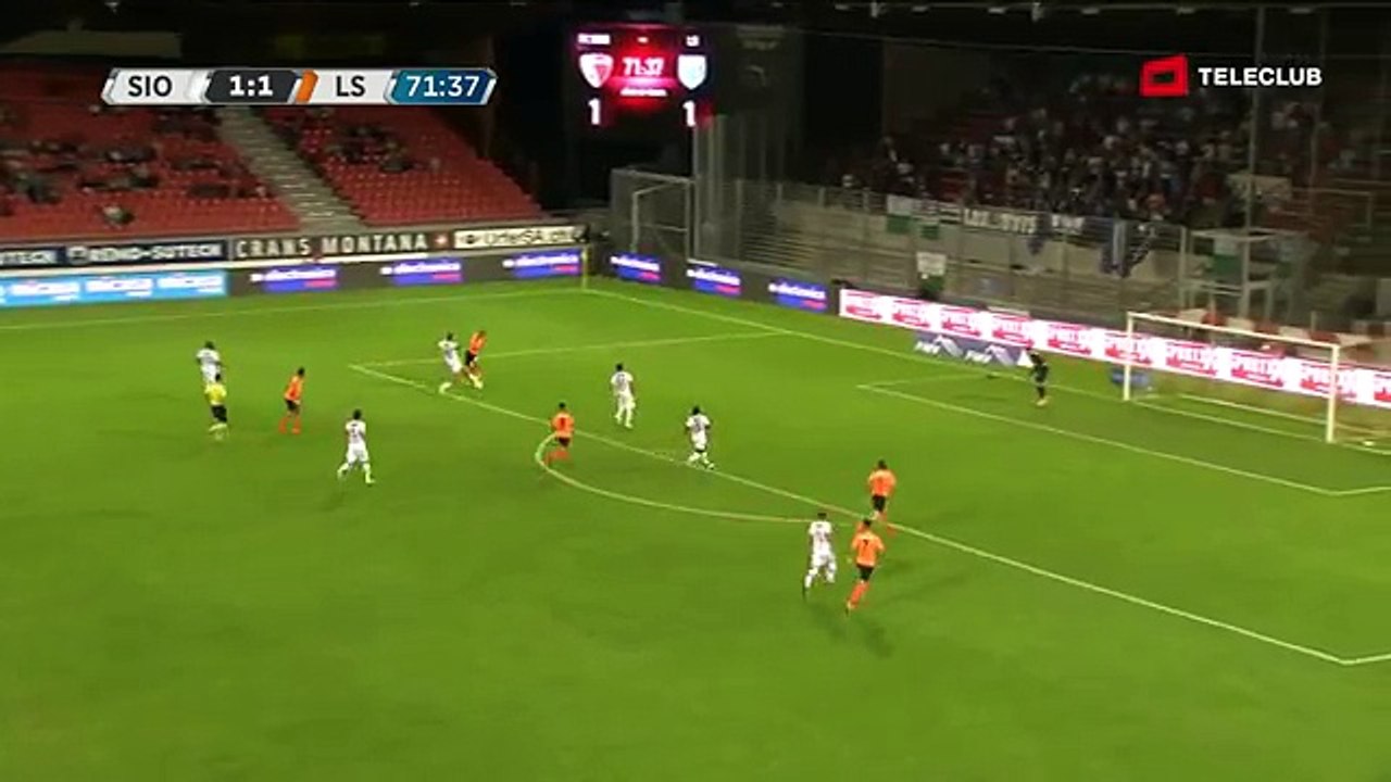 FC Sion 1:2 Lausanne (Swiss Super League 3. Runde 2016/2017 6.August 2016)