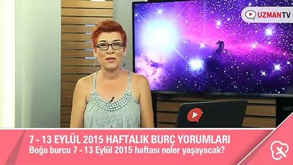 Boğa burcu 7 - 13 Eylül 2015 haftası neler yaşayacak?