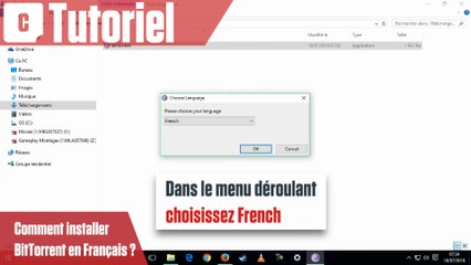 Comment mettre BitTorrent en Français ?