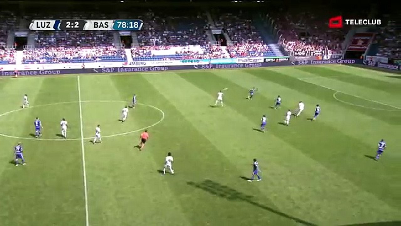FC Lutzern 2:3 FC Basel (Swiss Super League 3. Runde 2016/2017 7.August 2016)