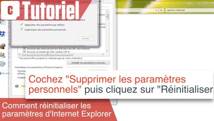 Tuto : comment restaurer les paramètres d'Internet Explorer par défaut ?