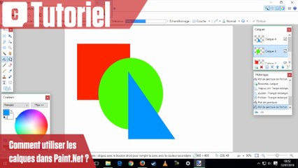 Comment utiliser les calques dans Paint.Net ?