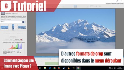 Comment cropper une image avec Picasa ?