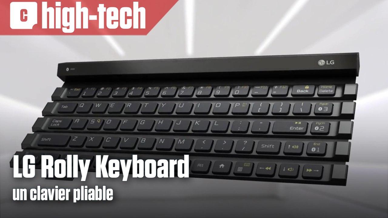 Rolly Keyboard, le clavier pliable selon LG