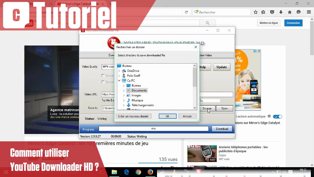 Comment utiliser YouTube Downloader HD ?