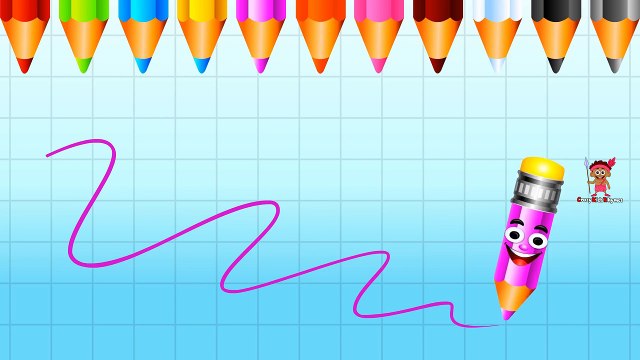 Learning Colors With Coloring Pencils | Color Crew | Learn Colours to Kids Children Toddlers