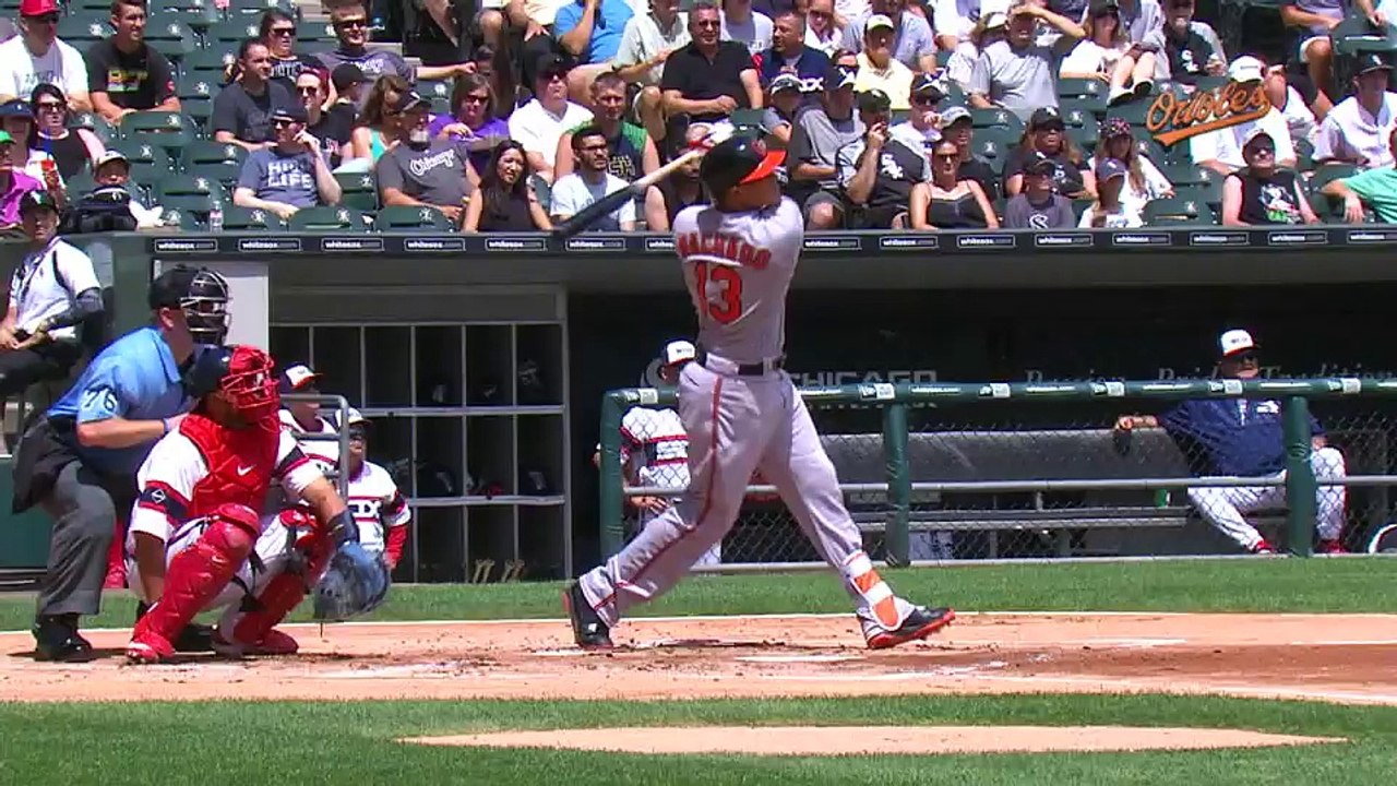 Tres jonrones de Manny Machado