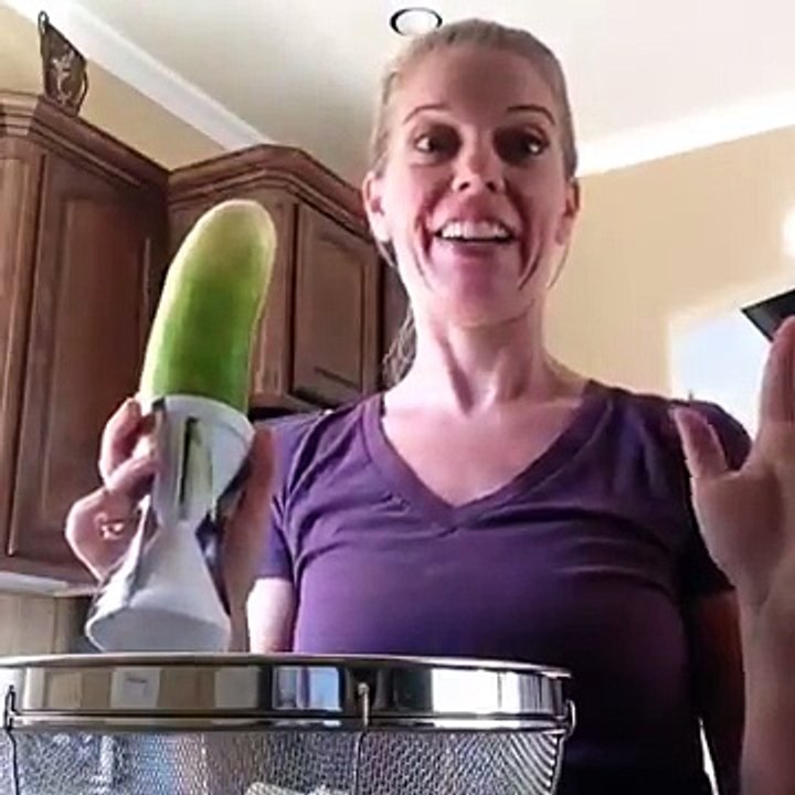 Facebook Live - Making Coodles aka Cucumber Noodles