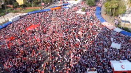 Demokrasi ve Şehitler Mitingi" - AB Bakanı ve Başmüzakereci Çelik