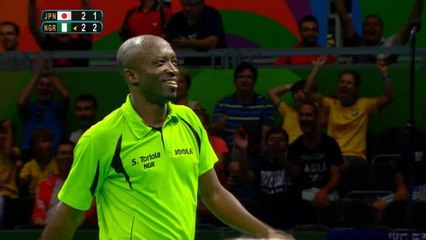 Jeux Olympiques 2016 - Tennis de Table - Incroyable point nigérian !