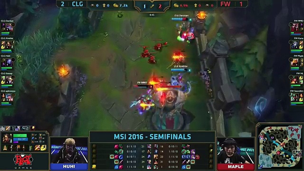CLG vs FW Game 4 - MSI 2016 Mid-Season Invitational Semifinal - Counter Logic Gaming vs Flash Wolves_4