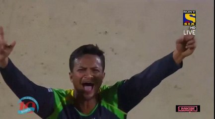 Shakib Al Hasan 4th over bowling highlights HD vs Guyana Amazon Warriors Final CPL 2016