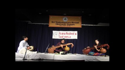 SAPNA: 8TH VEENA CONFERENCE: 2016: HRISHIKESH CHARY AND PRIYANKA CHARY VEENA: "BHAVAYAMI RAGHURAMAM"