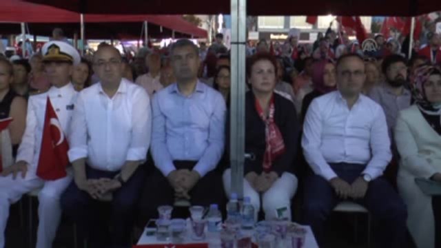 Demokrasi ve Şehitler Mitingi - AK Parti Grup Başkanvekili Turan - Çanakkale