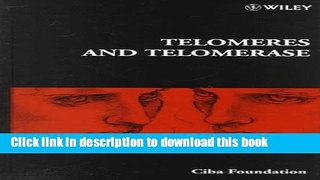 [Read PDF] Telomeres and Telomerase Ebook Free