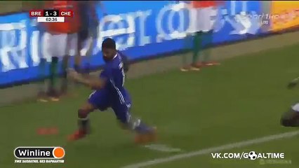 Chelsea’s Diego Costa gets into a fight with a billboard