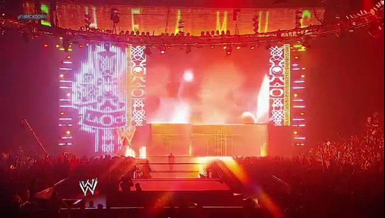 WWE Smackdown - 6/15/12 Kane save AJ and chokeslam Cm Punk and Daniel Bryan.