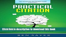 Ebook Practical Citation: A Guide to Simply and Safely Recording (Genealogy) Sources and Citations