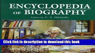 Books Encyclopedia of Biography Free Online