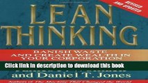[Read PDF] Lean Thinking: Banish Waste and Create Wealth in Your Corporation, Revised and Updated