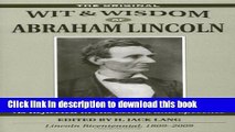 Ebook Wit and Wisdom of Abraham Lincoln: As Reflected in His Letters and Speeches Free Online