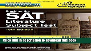 Books Cracking the SAT Literature Subject Test, 15th Edition Full Online