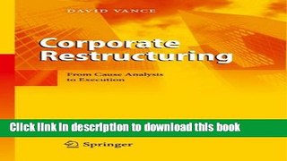 [Read PDF] Corporate Restructuring: From Cause Analysis to Execution Ebook Free