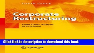 [Read PDF] Corporate Restructuring: From Cause Analysis to Execution Ebook Online