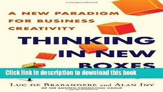[Read PDF] Thinking in New Boxes: A New Paradigm for Business Creativity Download Free