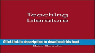 Ebook Teaching Literature Full Download