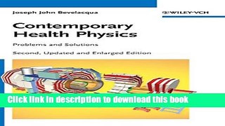 Books Contemporary Health Physics: Problems and Solutions Free Online
