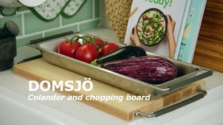 #MakeMoreThanJustFood - DOMSJÖ Colander and Chopping Board