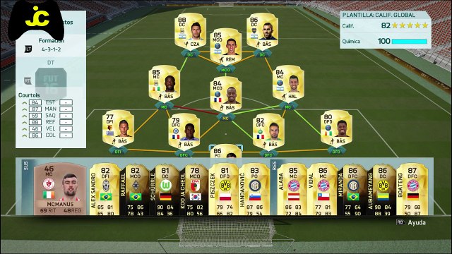 Mis plantillas FUT16