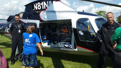 North Memorial Air Care Landing and Take off W/ Start Up