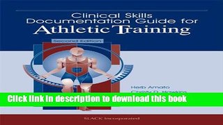 Ebook Clinical Skills Documentation Guide for Athletic Training Full Online