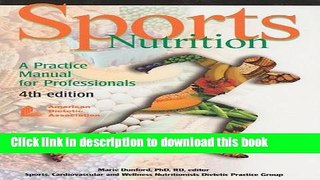 Books Sports Nutrition: A practice manual for professionals Free Download