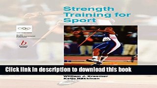 Ebook Handbook of Sports Medicine and Science, Strength Training for Sport Free Online