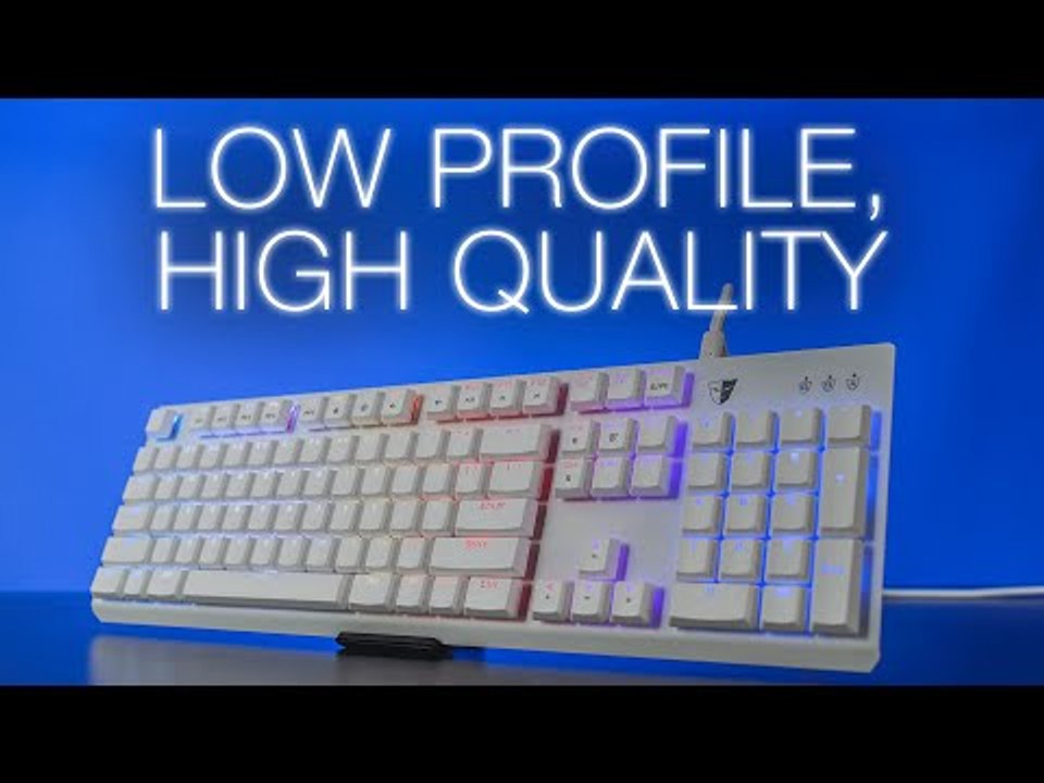 Tesoro Gram Spectrum - Low Profile, Minimalist RGB Mechanical Keyboard
