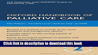 Ebook Oxford Handbook of Palliative Care Free Online