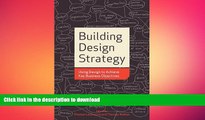 FAVORIT BOOK Building Design Strategy: Using Design to Achieve Key Business Objectives READ EBOOK