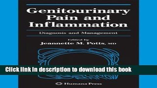 [PDF] Genitourinary Pain and Inflammation:: Diagnosis and Management Book Online