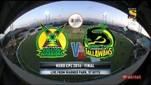 CPL 2016 Final Highlights Guyana Amazon Warriors Vs Jamaica Tallawahs  #CPL2016