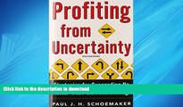 FAVORIT BOOK Profiting from Uncertainty: Strategies for Succeeding No Matter What the Future