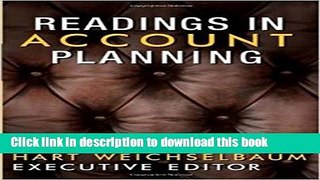 [Read PDF] Readings in Account Planning (The Copy Workshop) Ebook Free