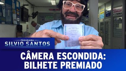Câmera Escondida (07.08.16) - Bilhete Premiado