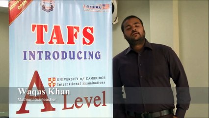 Waqas Khan at TAFSAL