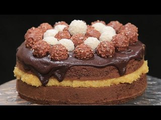 كيكة شيكولاتة بحشوة جوز الهند  | غادة التلي