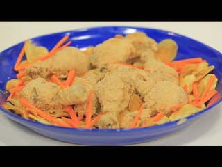 دبابيس الدجاج المحمرة بالسميد | نادية سرحان