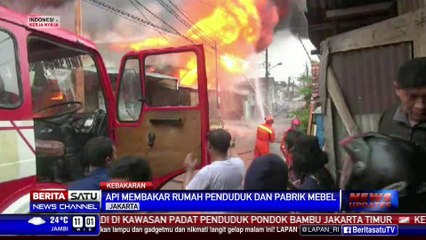 Puluhan Rumah di Duren Sawit Terbakar